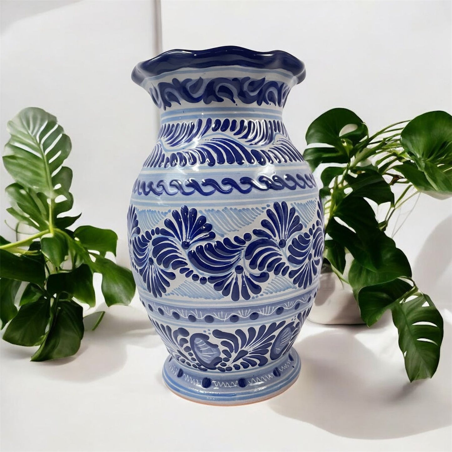 Florero Mediano (Azul Tradicional)