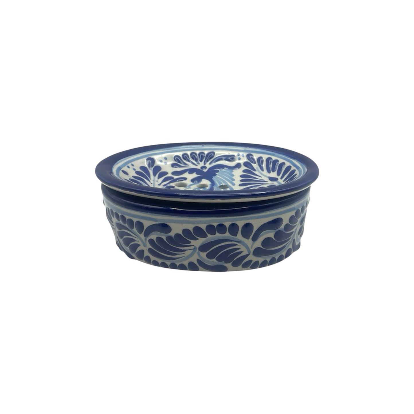 Jabonera para Barra (Azul Tradicional)