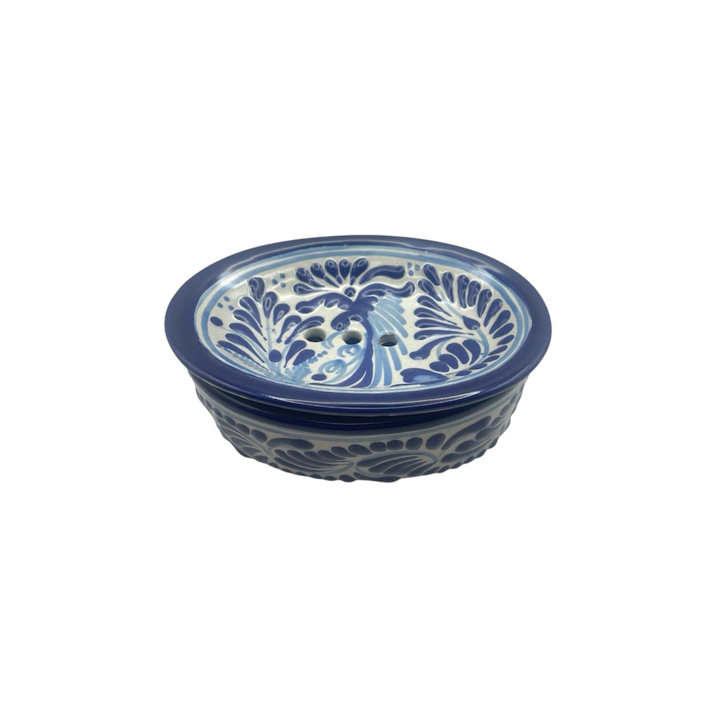 Jabonera para Barra (Azul Tradicional)