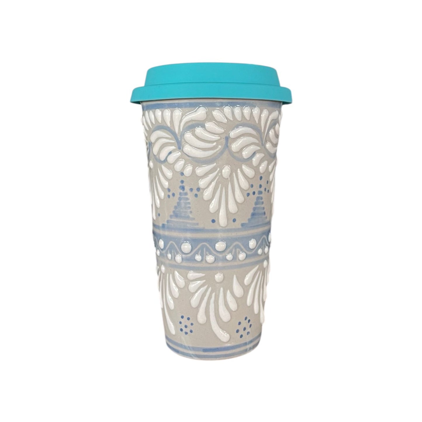 Vaso con Tapa (Blanco)