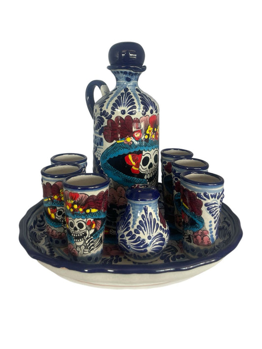 Juego de Tequileros Catrina