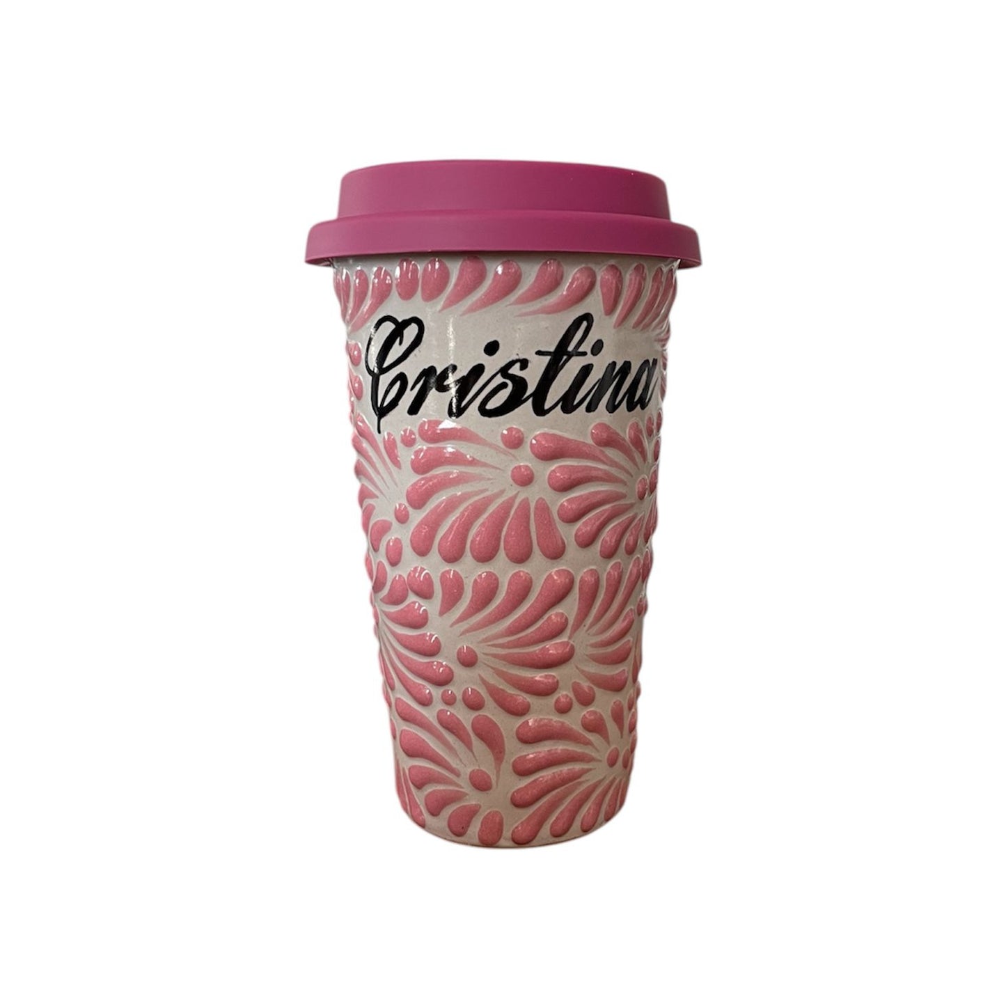 Vaso con Tapa Personalizado