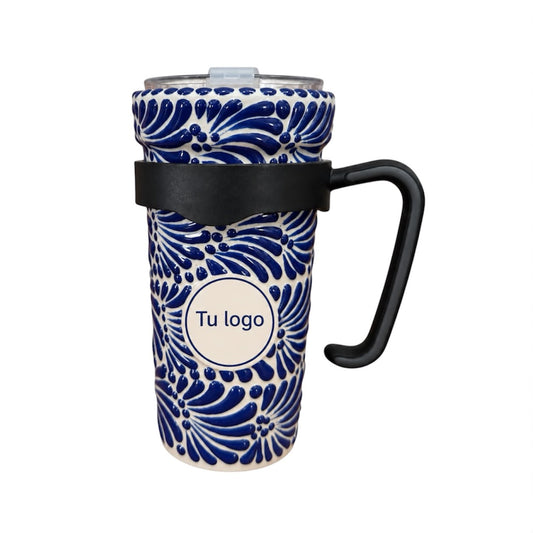Termo de Talavera | Edición Maestro Artesano Personalizado Logo