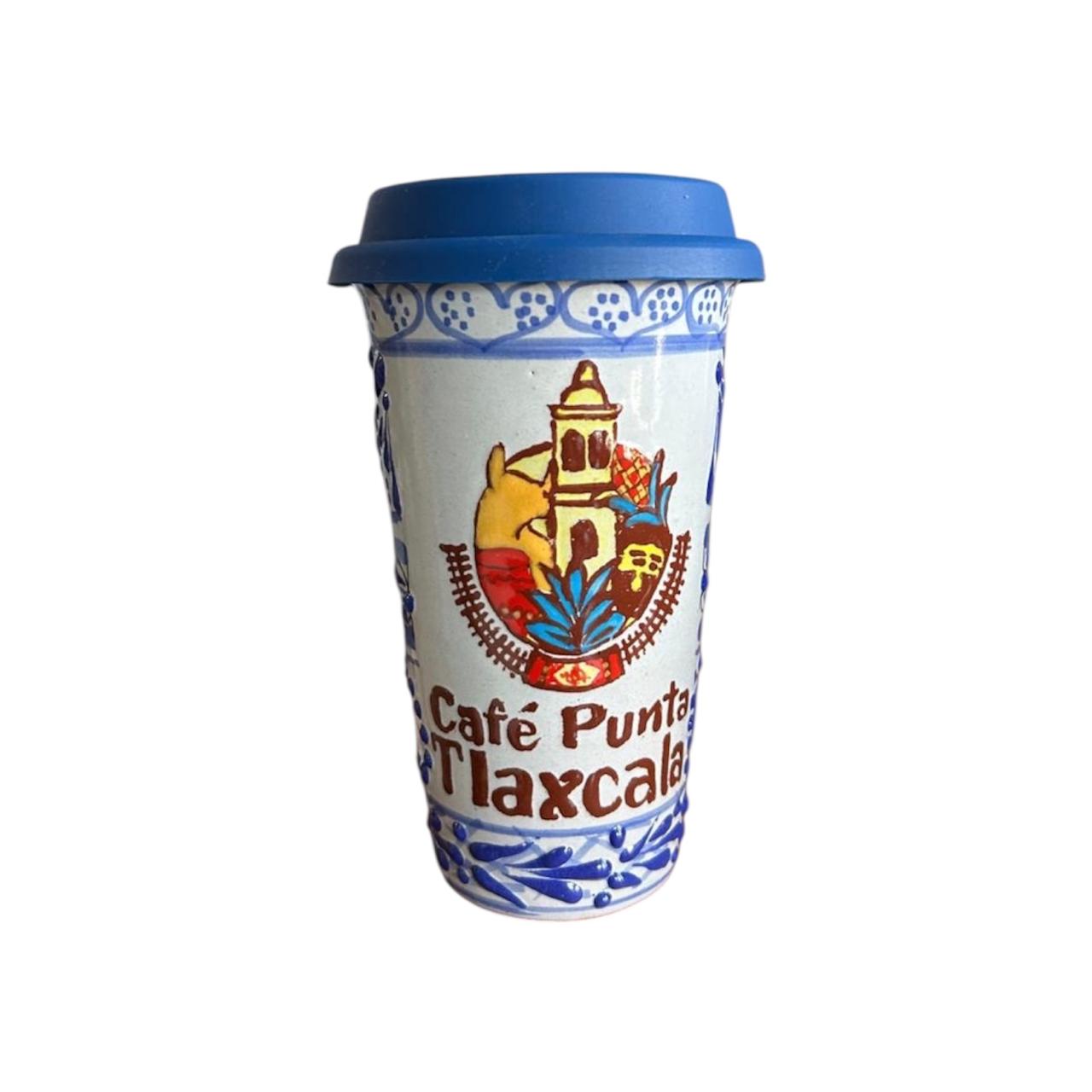 Vaso con Tapa Personalizado Logo