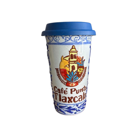 Vaso con Tapa Personalizado Logo