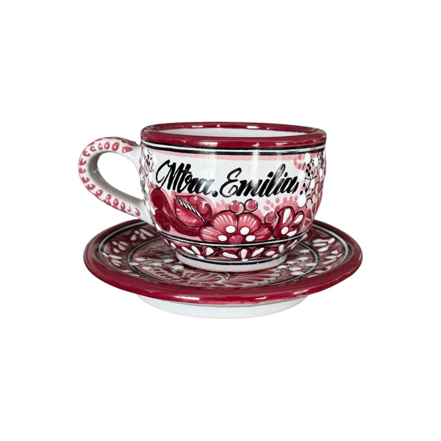 Set de Plato y Taza Personalizada